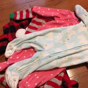 NB lot Carters fleece sleep and play